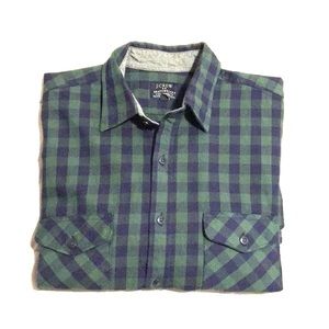 J Crew Heavyweight Flannel, Size: L